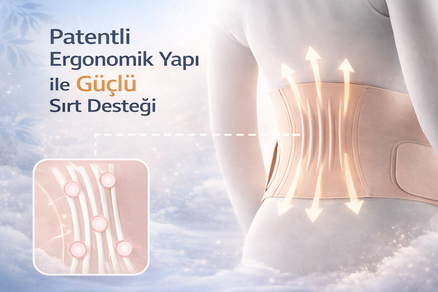 AYARLANABİLİR GÖBEK DESTEK KEMERİ
